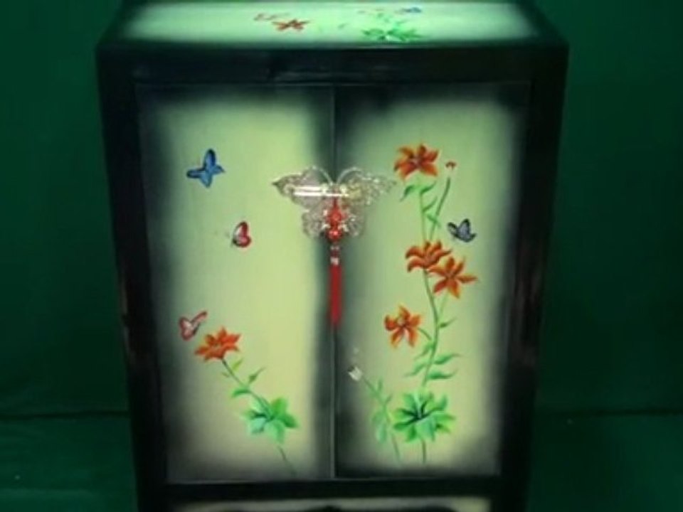 Commode coréenne jaune pâle - TC-1004C