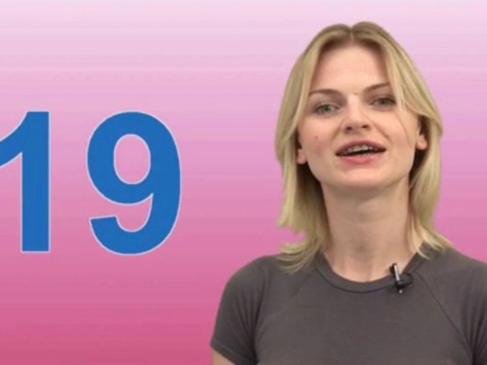 Polnische Sprache online lernen: Zahlen 11-20