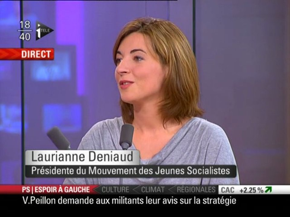 Laurianne Deniaud, invitée d'Audrey Pulvar sur iTélé