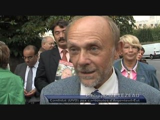 Jean-Louis Borloo en soutien de P.Metezeau à Argenteuil