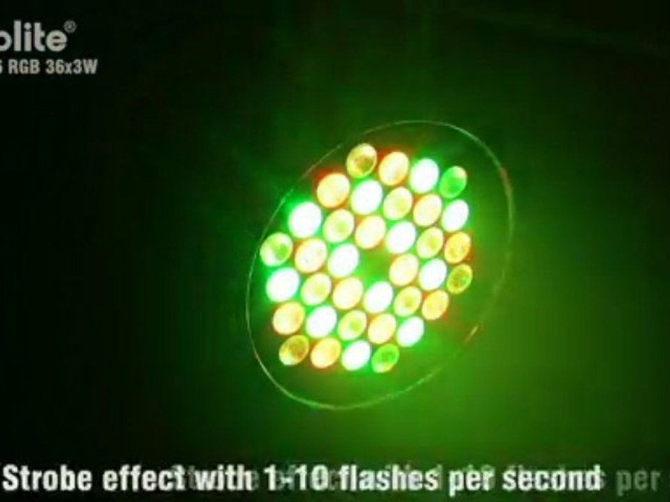 EUROLITE LED PAR-56 RGB 36x3W