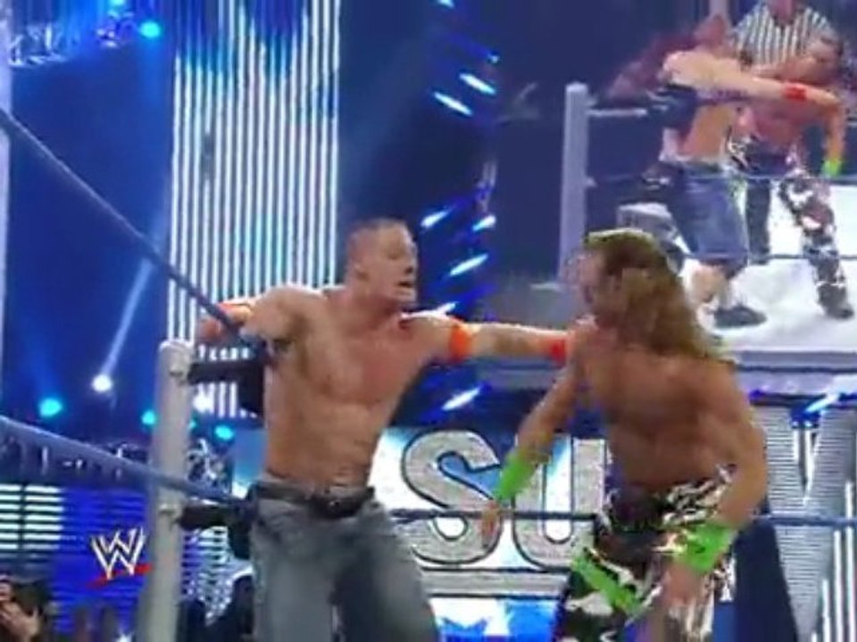 Survivor Series 2009 HBK vs HHH vs John Cena Part 1