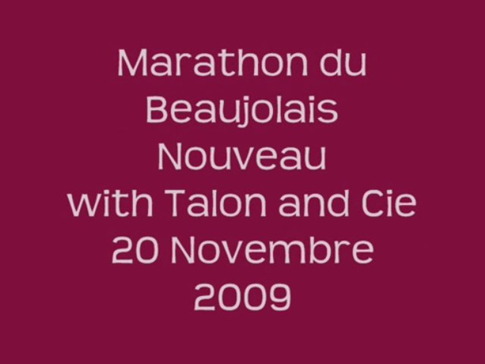 Marathon du Beaujolais Nouveau 2009