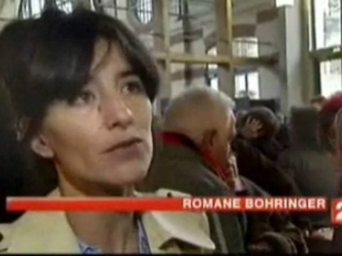 FR2-Annonce Darcos, réaction des SP, 6 heures RESF, Aubry