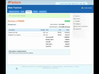 iFacture, 1 minute pour créer et envoyer une facture pro