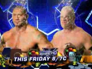 WWE SmackDown 11 27 09 : Batista vs. Kane