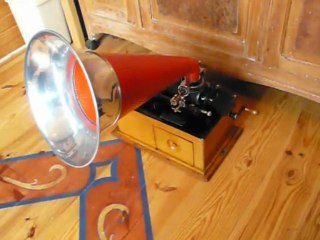 EDISON SPRINGMOTOR BETTINI 1896 Enrico CARUSO Tosca Puccini