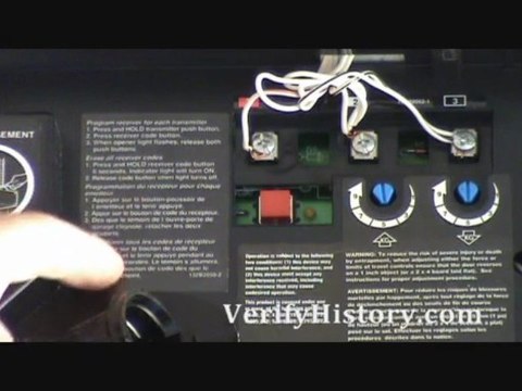 How to reset garage door keypad code & remote control opener