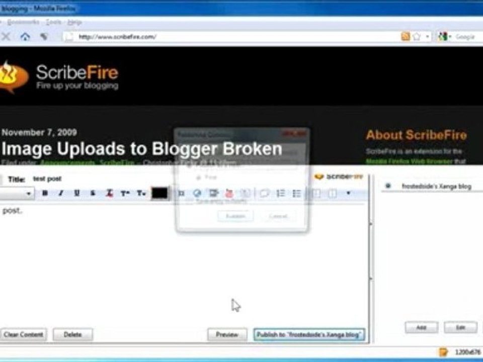 ScribeFire For Firefox