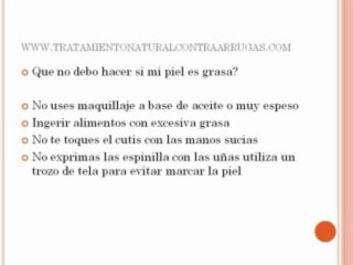 recetas caseras-tratamiento natural para arrugas