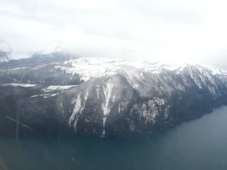 flyn' over Alaska's mountains...