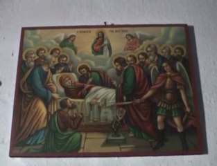 Ile de Zoodokos  et son monastère 8 octobre 2009