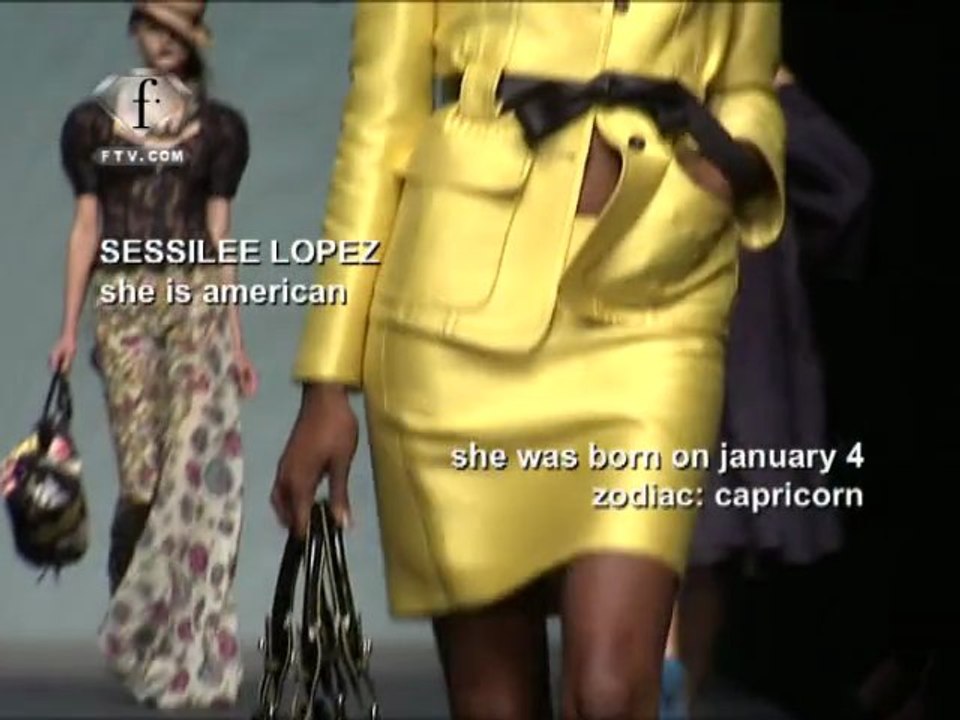 SESSILEE LOPEZ MODELS S/S 09 MILAN