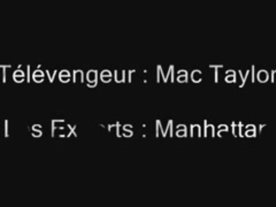 Télévengeur - Mac Taylor