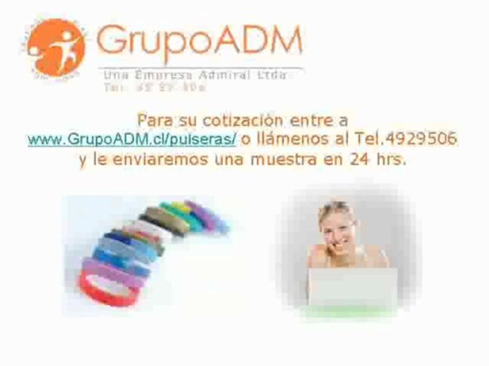 Pulseras Luminosas pulseras.grupoadm.cl Tel. 492 95 06
