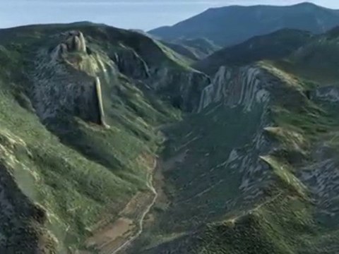 Survol 3D, St guillem le Desert