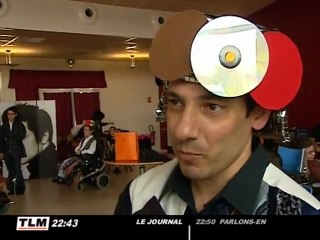 Défilé de haute couture, avec des handicapés (Lyon)