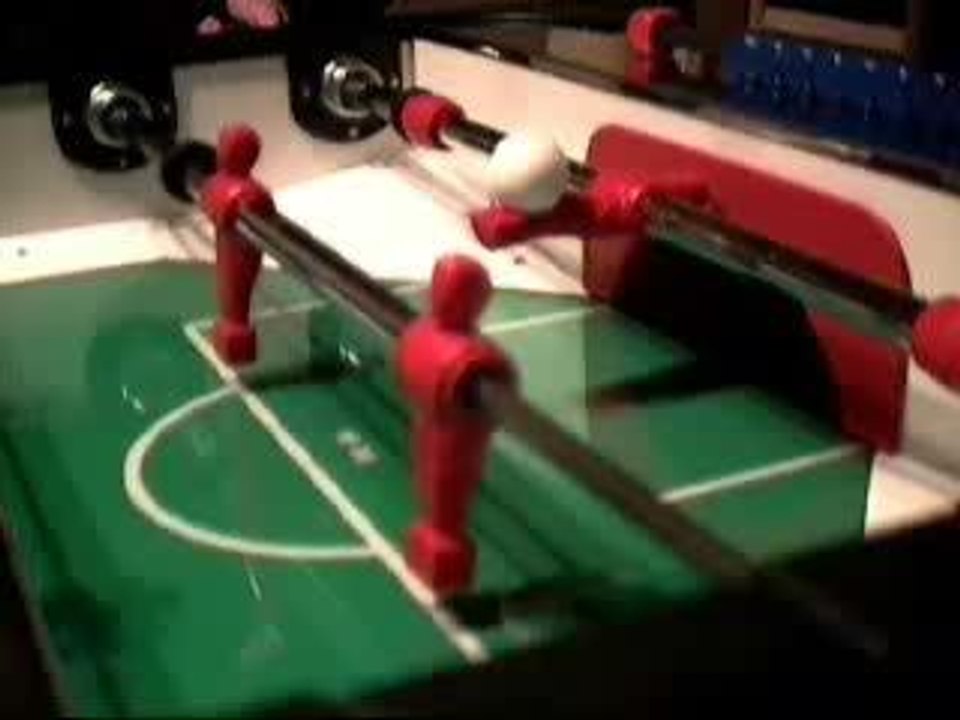 Démonstration de baby-foot