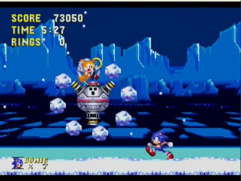 sonic 3 walkthrough 7)L'hiver montagnard chez les hérissons