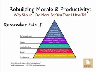 Rebuilding Morale and Productivity (1 of 3)