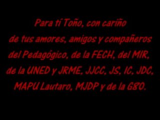 "El encuentro" contigo, Toño Román. Hasta siempre.