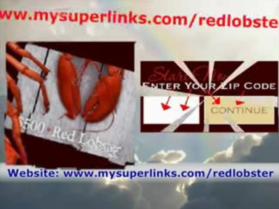 (Red Lobster Coupons) * FREE $500 COUPONS *