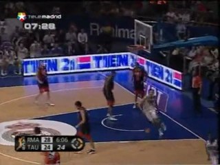 Real Madrid 102 Tau Vitoria Baskonia 82 Vistalegre  junio 09