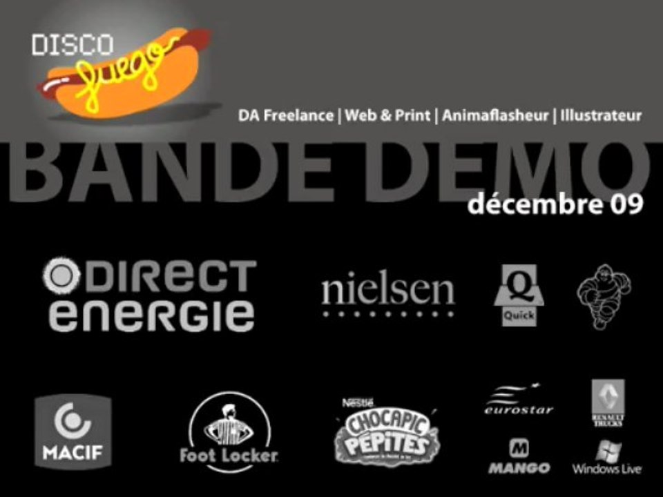 BANDE DEMO - discofuego.com  DA Web Print Free-Lance