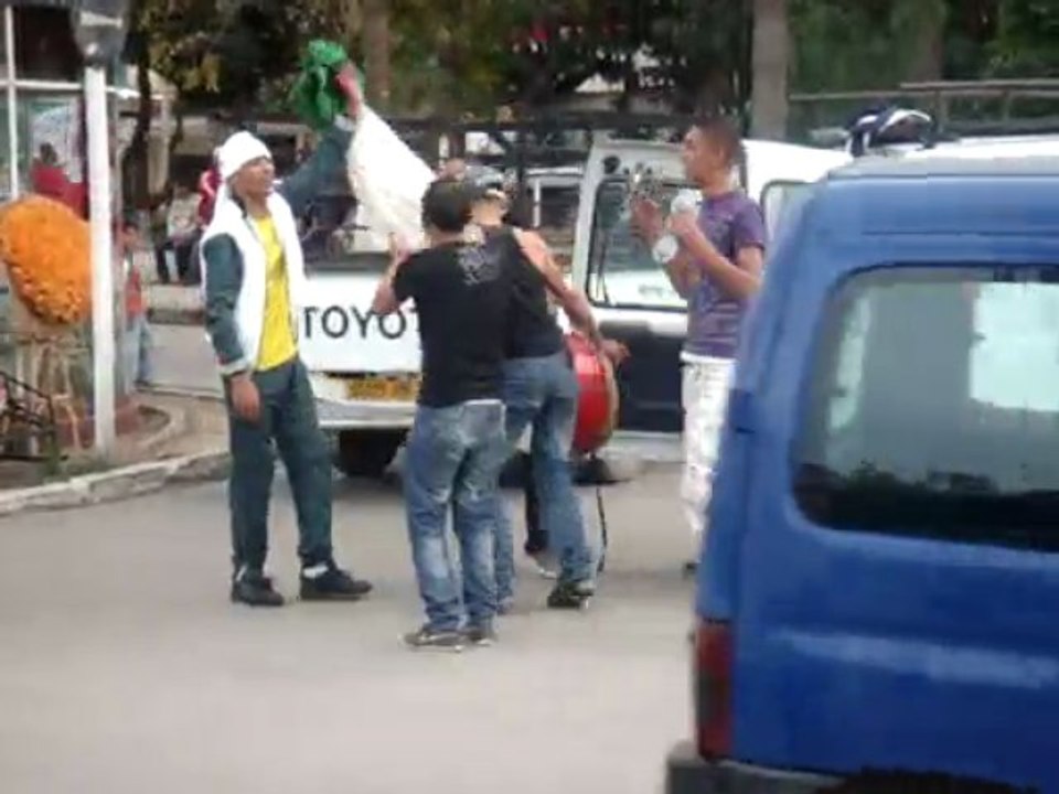 algerie 1 egypte 0, juste avant le match à ain-taya, alger