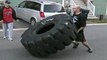 Maximum Flips of 800 lb Tire in 1 Minute