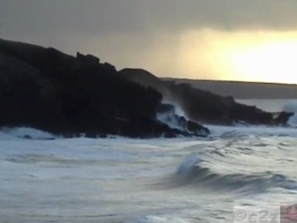 Après la tempête dans le goulet de Brest.