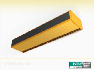 Air Curtain Windbox RAL Colours Airtecnics Air Curtains