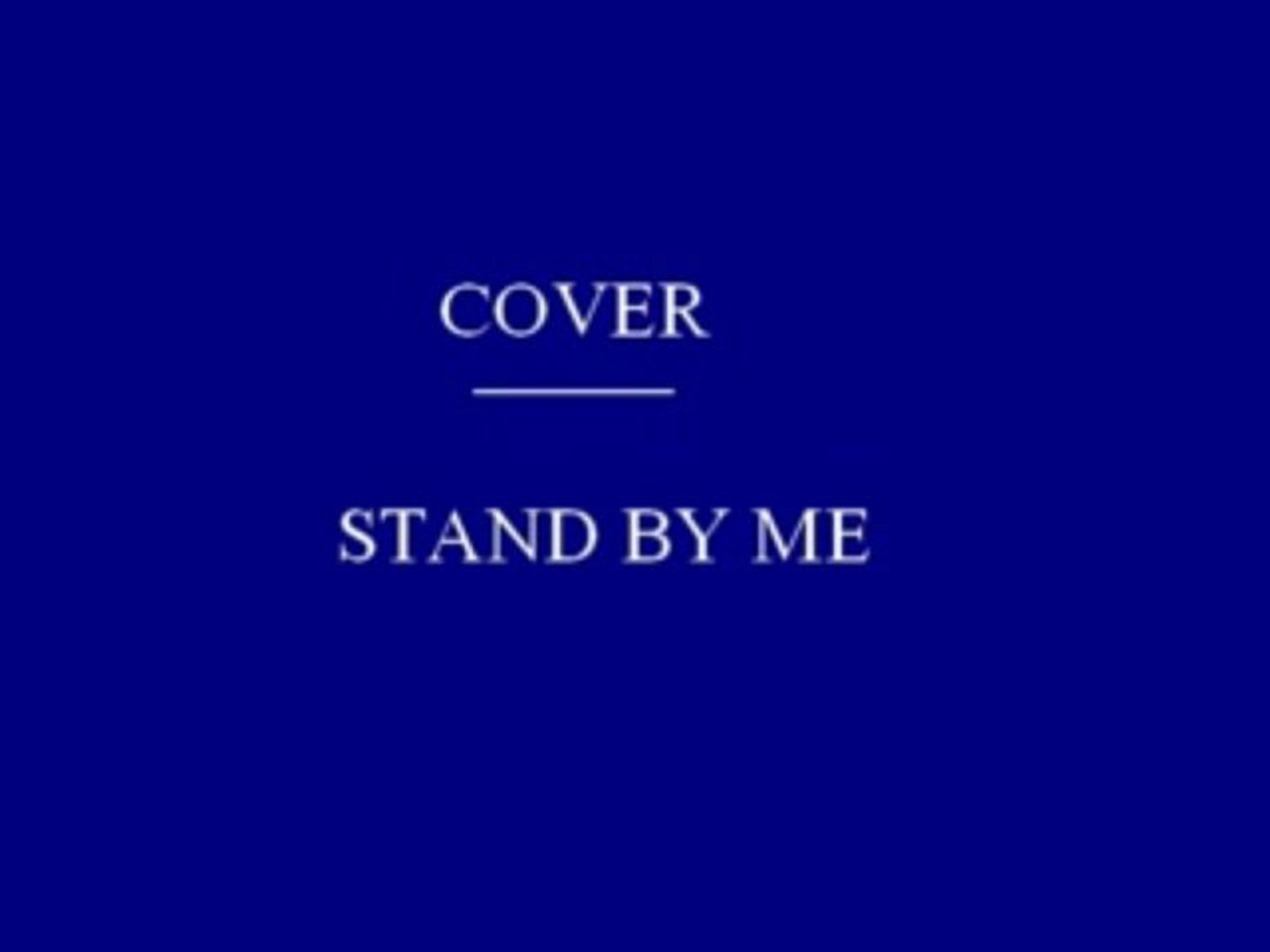 Stand by me (Cover)
