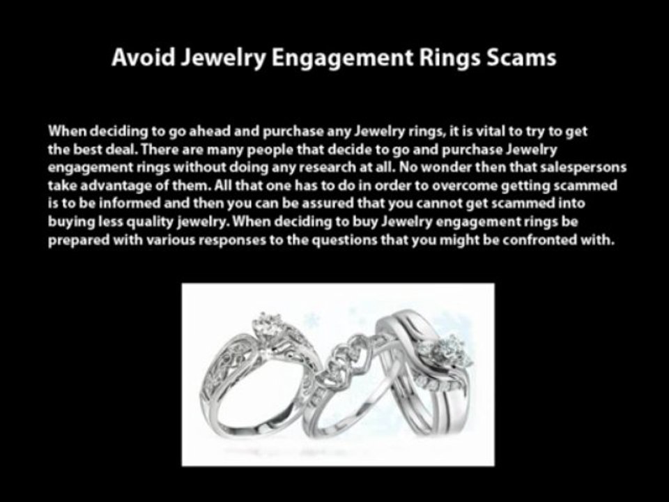 Engagement jewelry