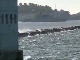 Retour de la frégate "Germinal" de la mer d'Oman