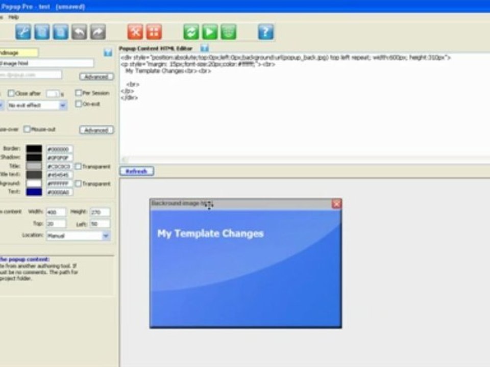 make a pop up with popup software