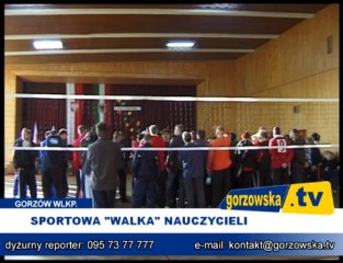 SPORTOWA WALKA NAUCZYCIELI