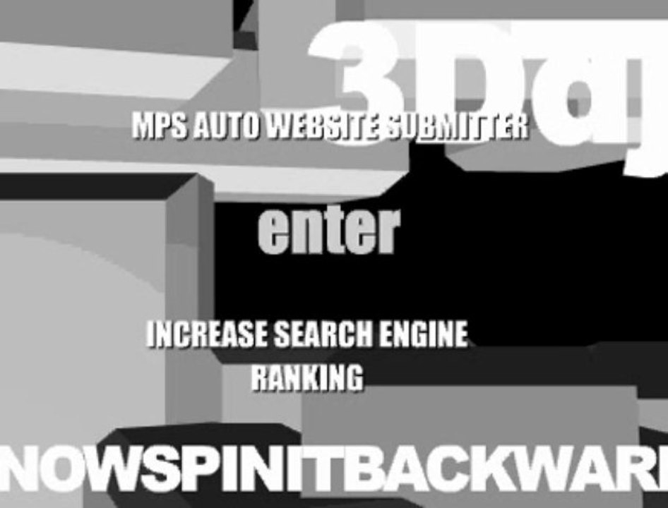 www.mypersonalsubmitter.com (MPS) MPS auto website submitter