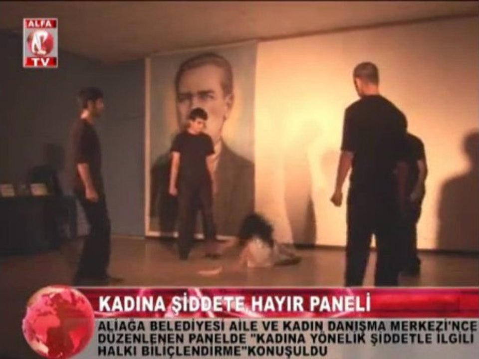 aliağa'da kadına şiddete hayır paneli 5