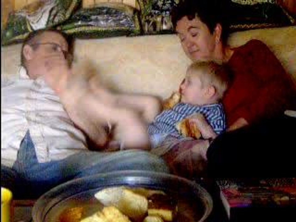 avec papi et mamie