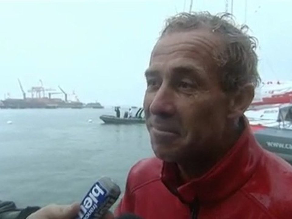 Jacques Vabre / Arrivée de Jourdain et Nélias à Puerto Limon
