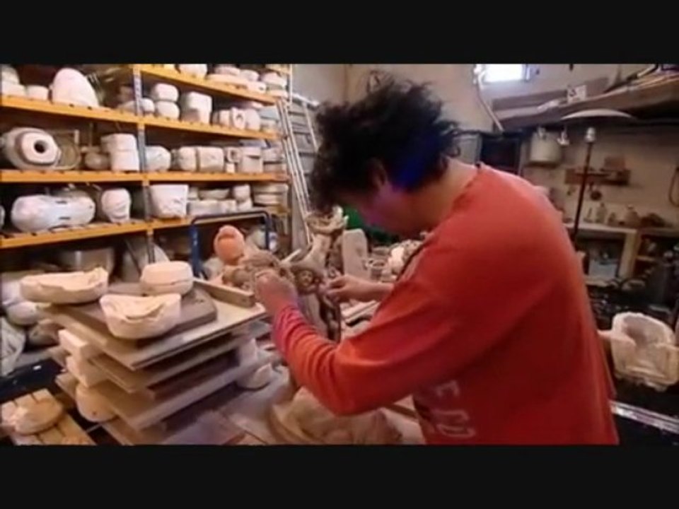 frileuse de houdon à l'atelier campo pour france 5