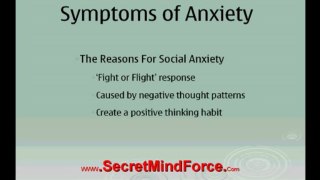 Anxiety Symptoms And How To Control Social Anxiety