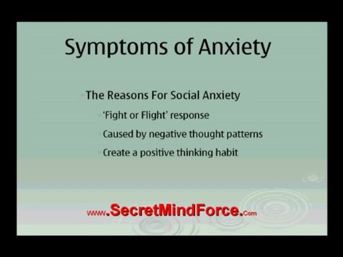 Anxiety Symptoms And How To Control Social Anxiety
