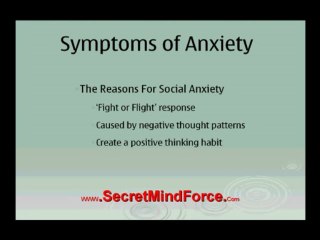Anxiety Symptoms And How To Control Social Anxiety