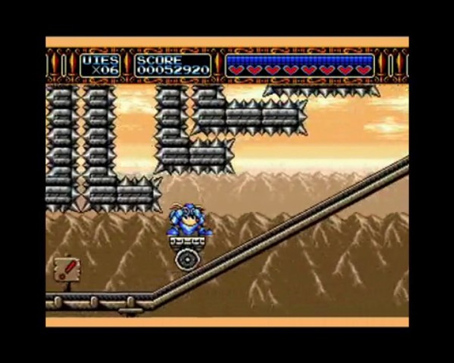 Rocket Knights Adventures - 2) Tchou-Tchou chez les mineurs