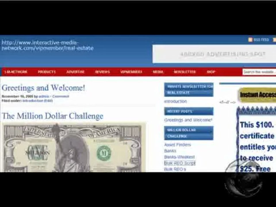 Real Estate Network-The Million Dollar Challenge