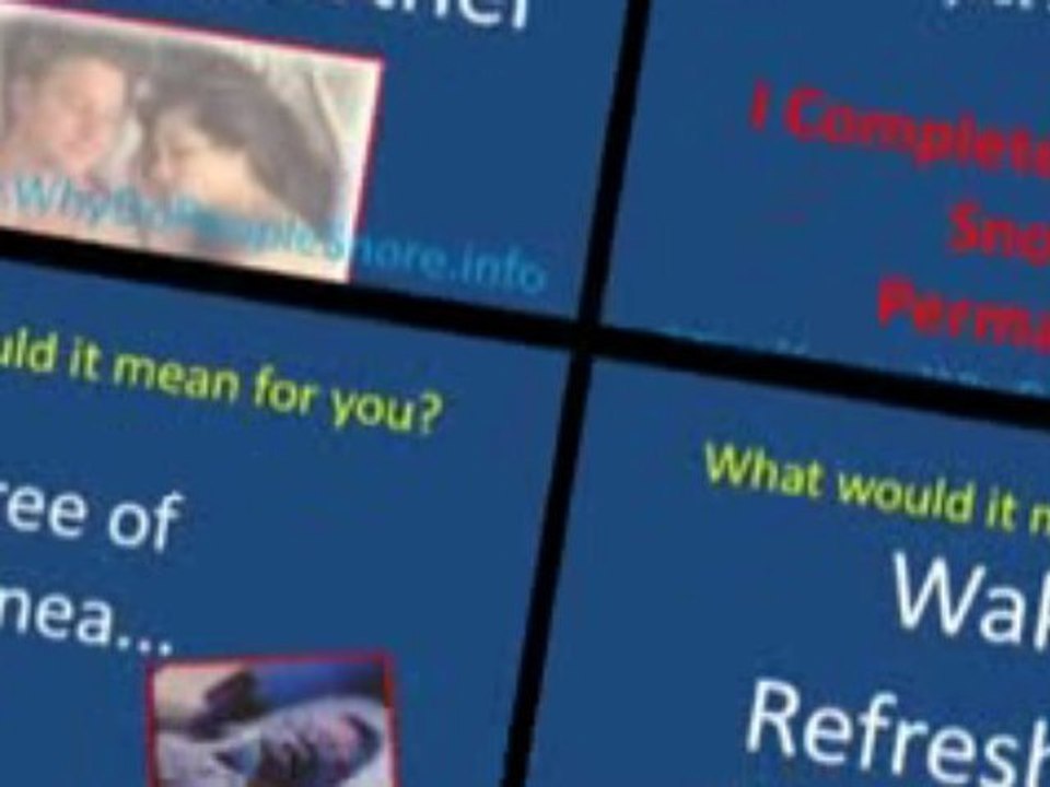 To Stop Snoring Now!