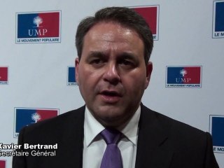 Conseil National : itw de Xavier Bertrand