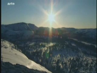 Le soleil, aurore boréale et polaire